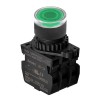 S2PR-P3G2ADM Кнопка нажатия круглая с подсветкой, LED 12-24VAC/DC, цвет зеленый, Autonics