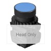S3PR-P1B Кнопка нажатия круглая без подсветки, без блока контактов, цвет синий, Autonics