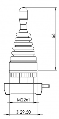 Кнопка-джойстик (CP CM) 2 или 4 положения с фиксацией марки Емас