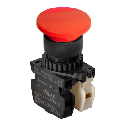 S2BR-P1RAB Пусковой кнопочный выключатель, цвет красный, Autonics