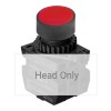 S2PR-P1R Кнопка нажатия круглая без подсветки, без блока контактов, цвет красный, Autonics