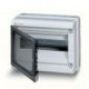 Щит распр. навесной ЩРн-п 12М пластиковый прозрачная дверь Mistral65 с клеммами 1SLM006501A1202