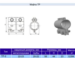 Муфта трубная ТР 2