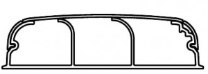 Кабель-канал 70х22 мм с аксессуарами, In-liner Front, DKC