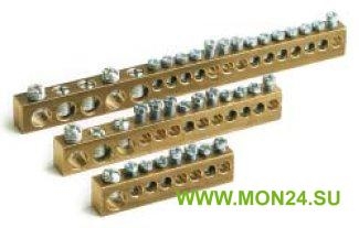 Клеммная колодка 12 модулей 3х5.4 мм + 10х4.5 мм (87412) Клеммная колодка