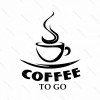 Наклейка “Coffee to go”