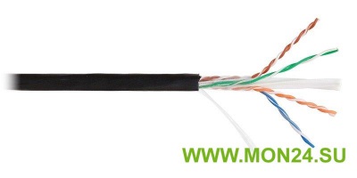 U/UTP 4pair, Cat6, Solid, Out, PE (4640B-BK), кабель «витая пара» (LAN) для структурированных систем связи Кабель «витая пара» (LAN) для структурированных систем связи