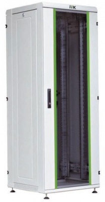 LN35-28U68-G (серый) Шкаф сетевой 19″, стеклянная передняя дверь