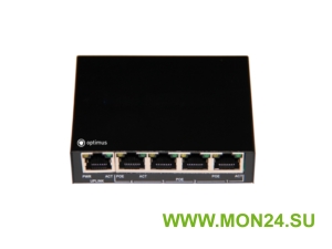 UM1-E5/4P mini Коммутатор с питанием по PoE