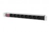 R-10-8S-V-440-Z Блок силовых розеток 19″ без шнура