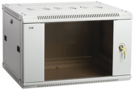 LWR3-15U66-GF (серый) Шкаф телекоммуникационный 19″, дверь стекло