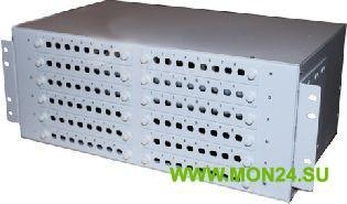 КРС-96-SC – кросс оптический стоечный (19″), 4U, 96 портов, SM, SC/UPC, укомплектованный