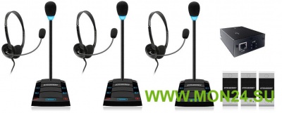 SX-412/3 Устройство переговорное клиент-кассир, дуплексное, с записью переговоров