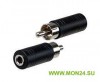 Jack (гн.) моно, 3,5мм-RCA (ш) Переходник