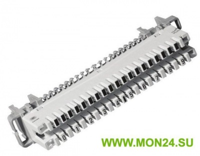 LSA PROFIL плинты 2/10 с неразмыкаемыми контактами (6089 1 120-06) Модуль подключение кабеля к кроссовому оборудованию