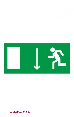 Наклейка “Указатель двери эвакуационного выхода (левосторонни
