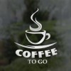 Наклейка “Coffee to go”