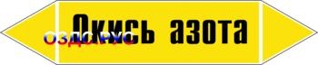 Наклейка для маркировки трубопровода “окись азота” (пленка, 7