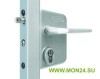 LAKQ6060 U2L (цвет ZILV, серебро) Замок механический для калиток