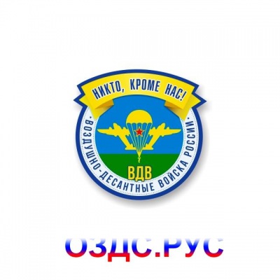 Наклейка “Никто, кроме нас! ВДВ. Воздушно-десантные войска Ро