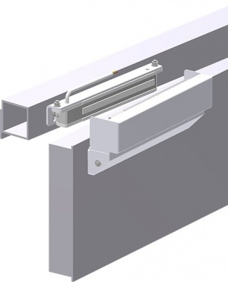 MK AL-200PR-Inside (белый) Комплект монтажа для дверей открывающихся вовнутрь
