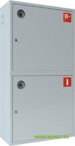 Ш-ПК-О-003Н12ЗБ (ПК-320-12НЗБ) лев. Шкаф пожарный навесной закрытый белый