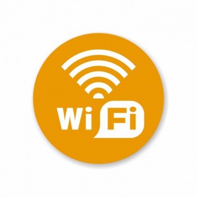 Наклейка Wi-Fi сеть