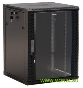 TWB-1566-GP-RAL9004 Шкаф настенный 19″, 15U