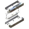 MK AL-250S (серый) Комплект монтажа с декоративным кожухом