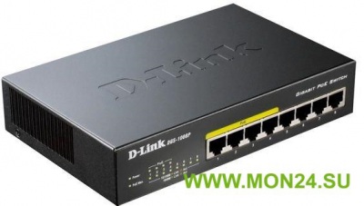 DGS-1008P Коммутатор с питанием по PoE