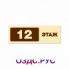 Табличка или наклейка “Номер этажа”