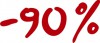Наклейка “-90%”