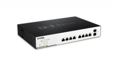 D-Link DGS-1100-10MP/B1A PoE коммутатор 10-портовый