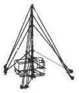 Телескопическая мачта высотой 20 метров