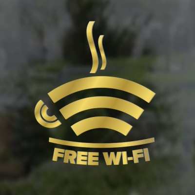 Наклейка “FREE Wi-Fi”