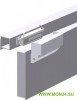 MK AL-150PR-Inside (серый) Комплект монтажа для дверей открывающихся вовнутрь