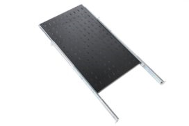 ТСВ-45-9005 Полка 19″ перфорированная выдвижная с телескопическими направляющими