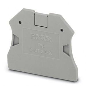 Концевая крышка - D-UT 2,5/10 - 3047028, Phoenix Contact