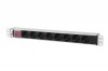 R-10-8S-V-440-Z Блок силовых розеток 19″ без шнура