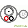 КВК-Пт-3ф 2х0,75 (Паритет) Кабель комбинированный для систем видеонаблюдения с несущим тросом