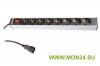 SHT19-8SH-S-2.5IEC Блок розеток для 19″ шкафов
