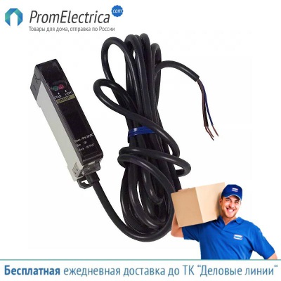 E3X-A41 Усилитель оптоволоконного датчика PNP, кабель 2 м