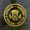 “Кофе с собой / Coffee to go”. Наклейка