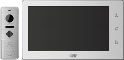 CTV-DP3701 W (белый) Комплект видеодомофона