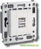 Розетка USB в стену Avanti ванильная дымка (4405543) Розетка USB