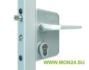 LAKQ6060 U2L (цвет ZILV, серебро) Замок механический для калиток