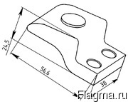 Контакт к контактору КТ-6053С подвижный (серебро)