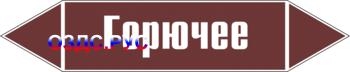 Наклейка для маркировки трубопровода “горючее” (пленка, 358х7