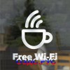 Наклейка “Free Wi-Fi”