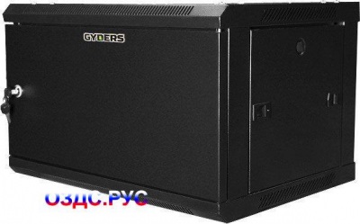 Шкаф настенный 19 дюймов 6U 600х600х368 мм GYDERS GDR-66060BM